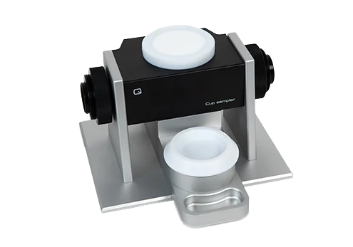 Cup Sampler for Quant analyser with sampling cup. Easy analysis of butter and margarine